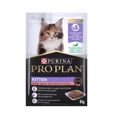 ProPlan Pouch Kitten Salmon in Gravy 85g